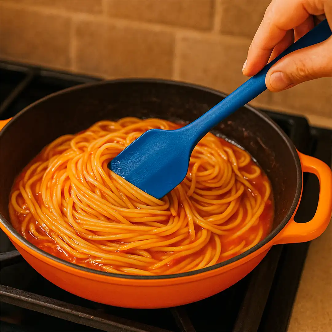 ESPÁTULA DE SILICONE RETANGULAR 27CM – SORTIDA