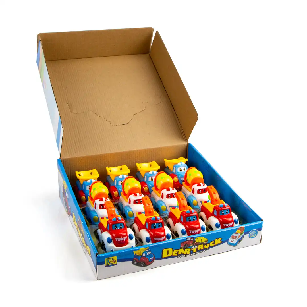 CARRINHO DE BRINQUEDO SORTIDO EM PLÁSTICO – CAIXA COM 12
